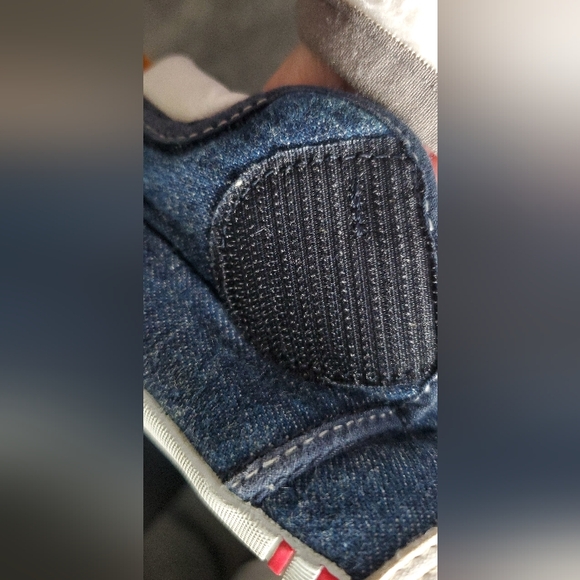 Blue and White Kids Shoes - Picture 6 of 9